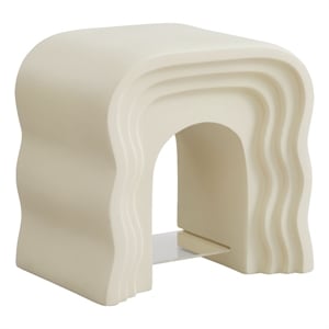 Jorin Side Table in Ivory