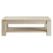 Modway Hollis Rectangular Coffee Table in Travertine Laminate