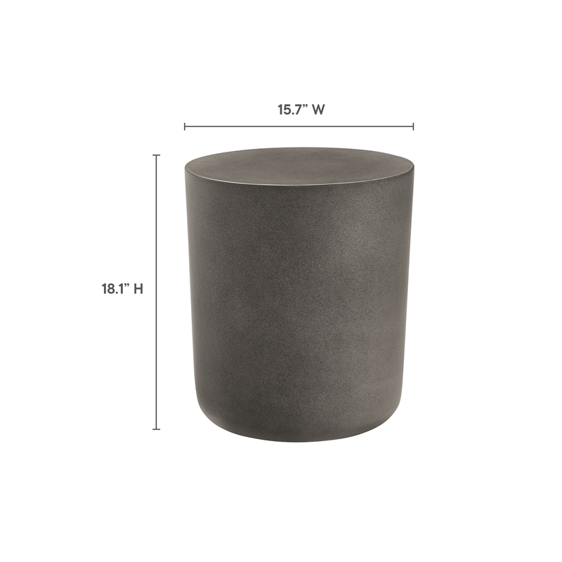 Modway Brion Stool in Gray