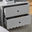 Emmeline Nightstand in Light Gray