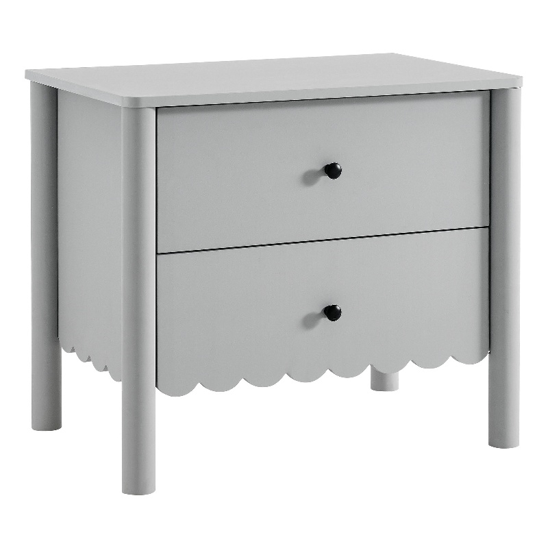 Emmeline Nightstand in Light Gray