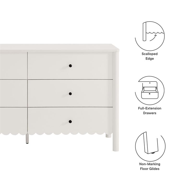 Emmeline Dresser in White