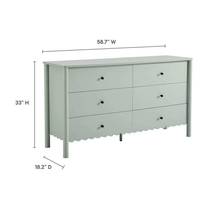 Emmeline Dresser in Sage