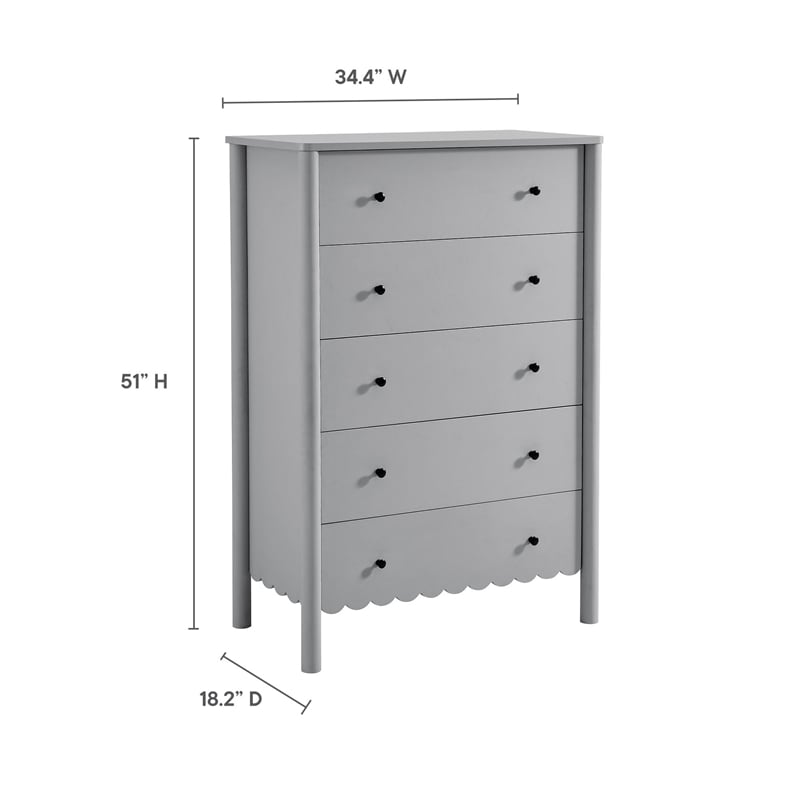 Emmeline Chest in Light Gray
