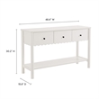 Emmeline Console Table in White