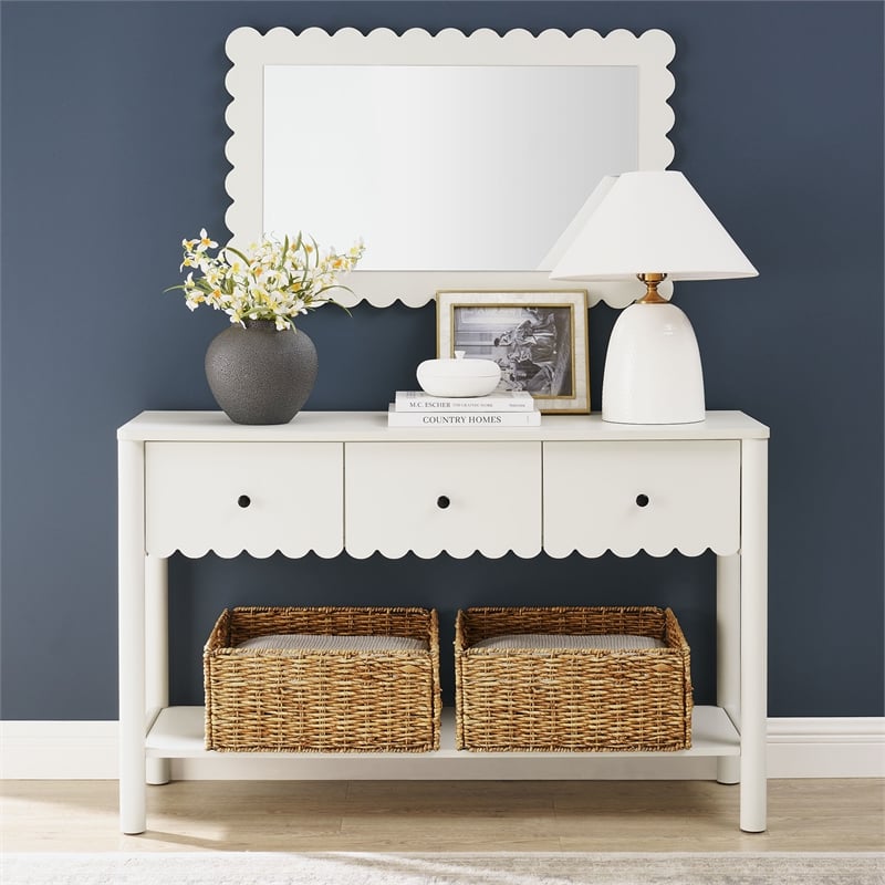 Emmeline Console Table in White