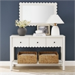 Emmeline Console Table in White