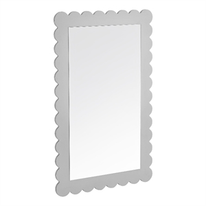 Emmeline Wall Mirror in Light Gray