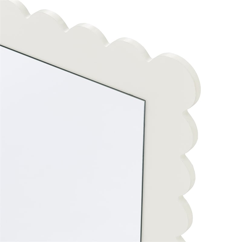 Emmeline Wall Mirror in White