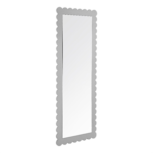 Emmeline Floor Mirror in Light Gray