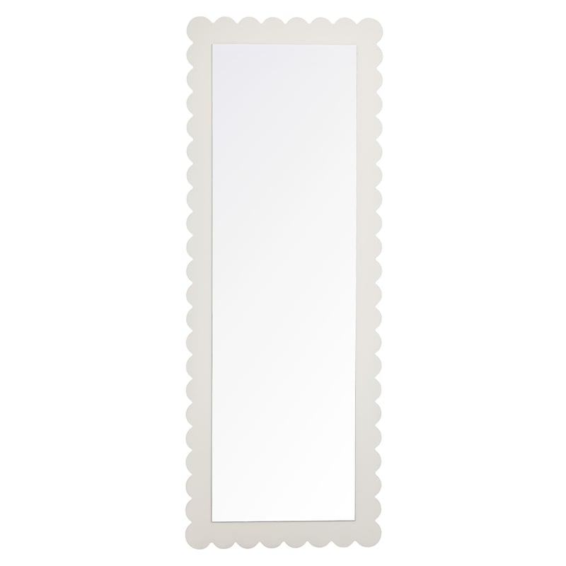 Emmeline Floor Mirror in White