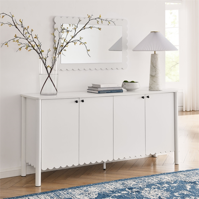 Emmeline Sideboard Cabinet in White
