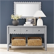 Emmeline Console Table in Light Gray