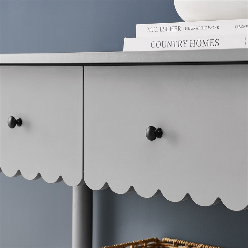 Emmeline Console Table in Light Gray