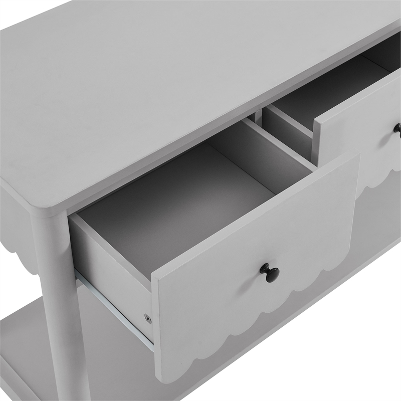 Emmeline Console Table in Light Gray