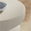 Modway Terza Indoor/Outdoor Concrete Build End Table in Light Gray