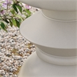 Modway Terza Indoor/Outdoor Concrete Build End Table in Light Gray
