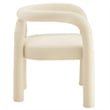 Modway Astrid Performance Velvet Upholstered Dining Chair in Porcelain
