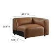 Auren 4-Piece Sofa Set in Coffee