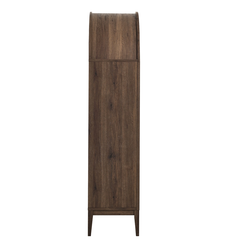 Nolan Storage Display Cabinet in Walnut Light Oak