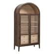 Nolan Storage Display Cabinet in Walnut Light Oak