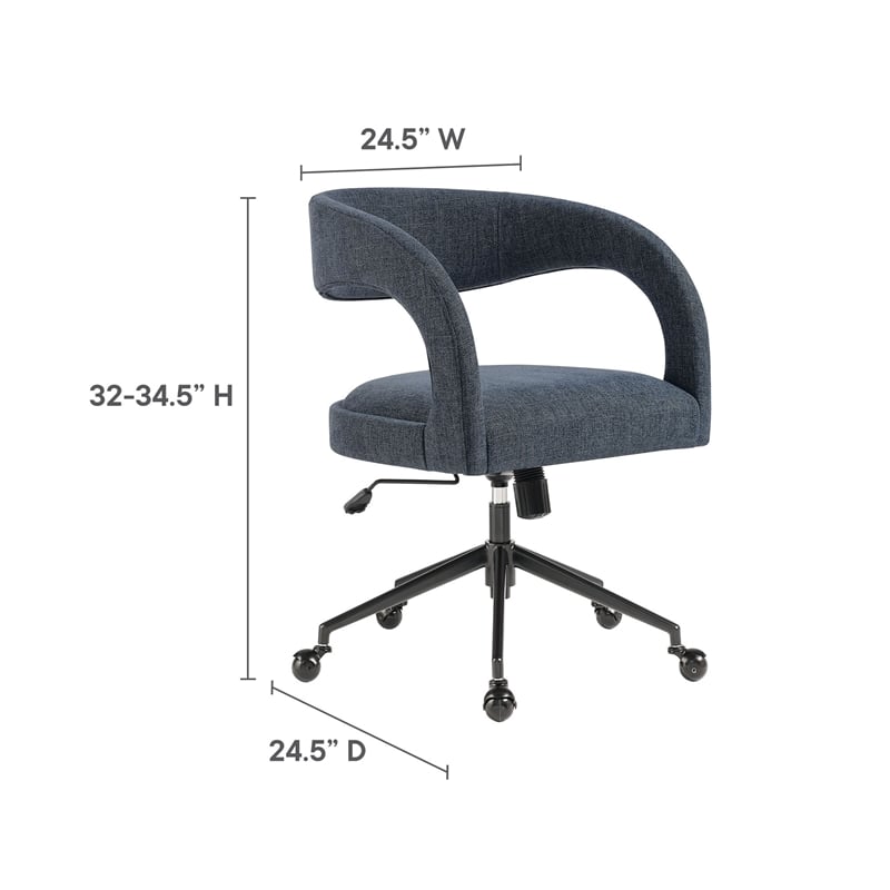 Pinnacle Office Chair in Slate Blue