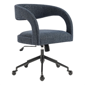 pinnacle office chair in slate blue