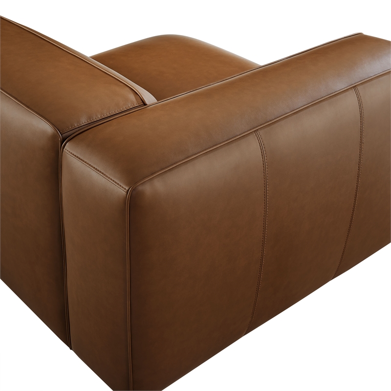 Auren Left Armchair in Coffee