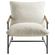 Raya Sling Lounge Chair in Ivory
