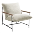Raya Sling Lounge Chair in Ivory