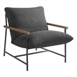 Raya Sling Lounge Chair in Charcoal