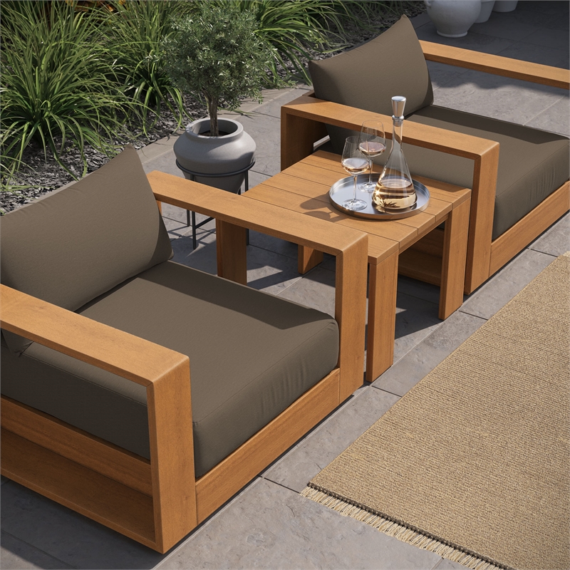 Tahoe 3-Piece Furniture Set in Natural Cocoa