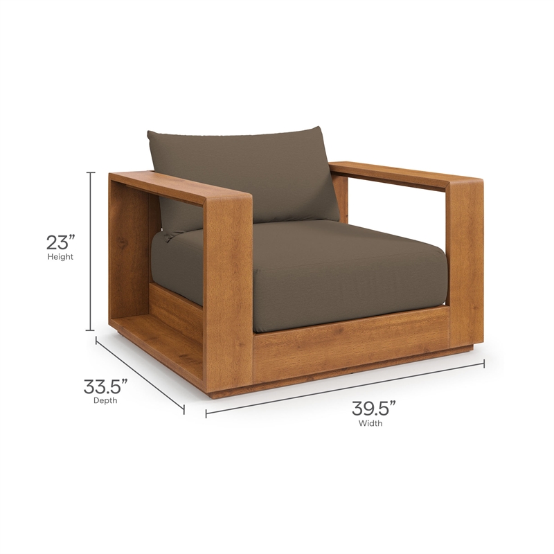 Tahoe 3-Piece Furniture Set in Natural Cocoa