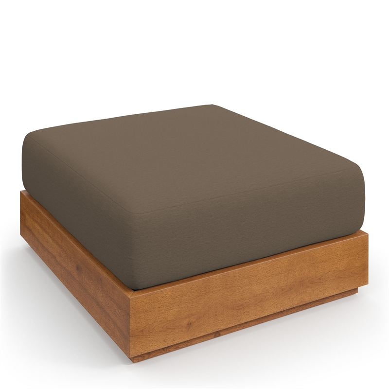 Tahoe Ottoman in Natural Cocoa