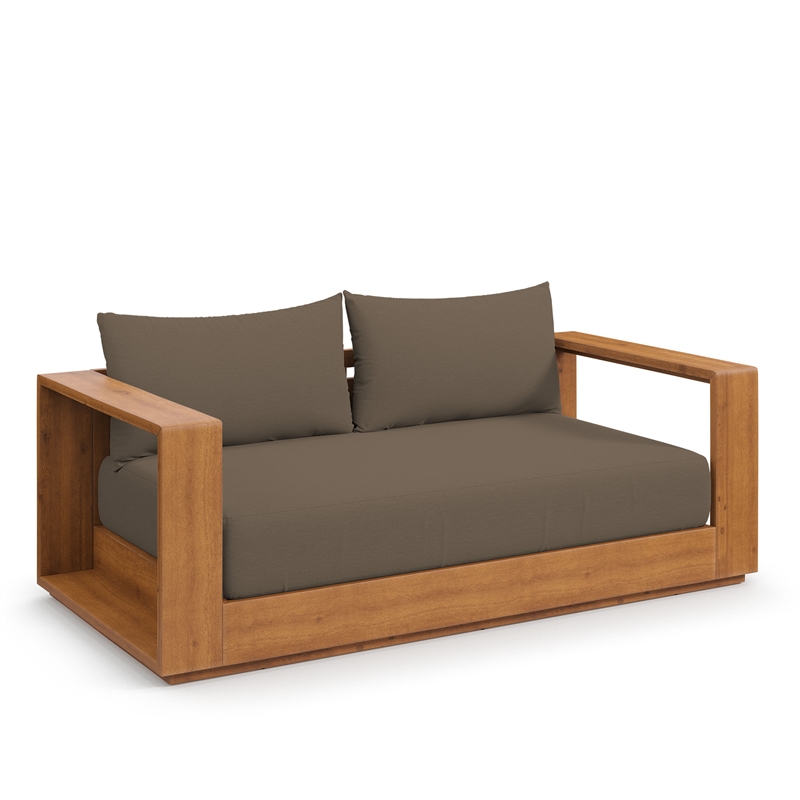 Tahoe Loveseat in Natural Cocoa