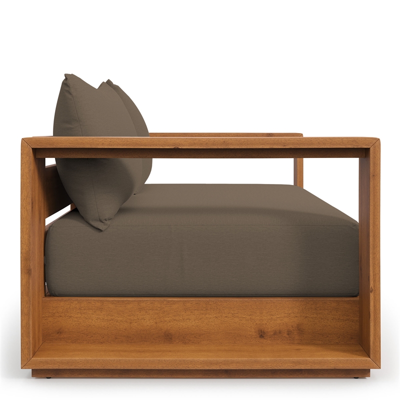 Tahoe Loveseat in Natural Cocoa