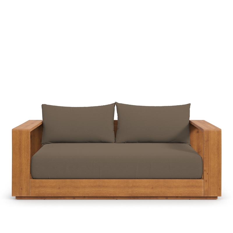 Tahoe Loveseat in Natural Cocoa