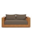 Tahoe Loveseat in Natural Cocoa