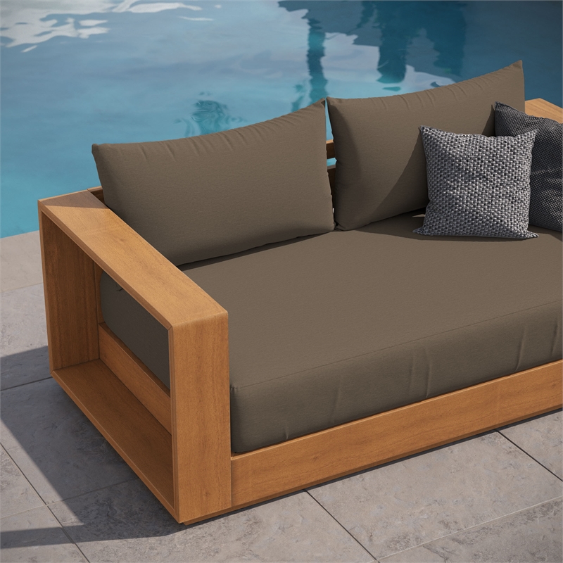 Tahoe Loveseat in Natural Cocoa