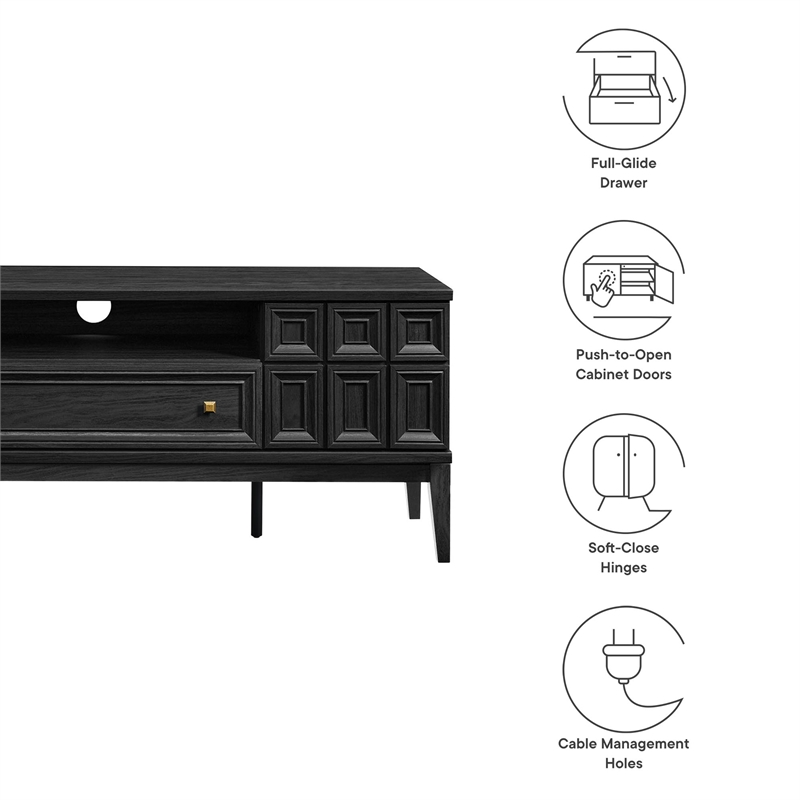 Samos TV Stand in Black