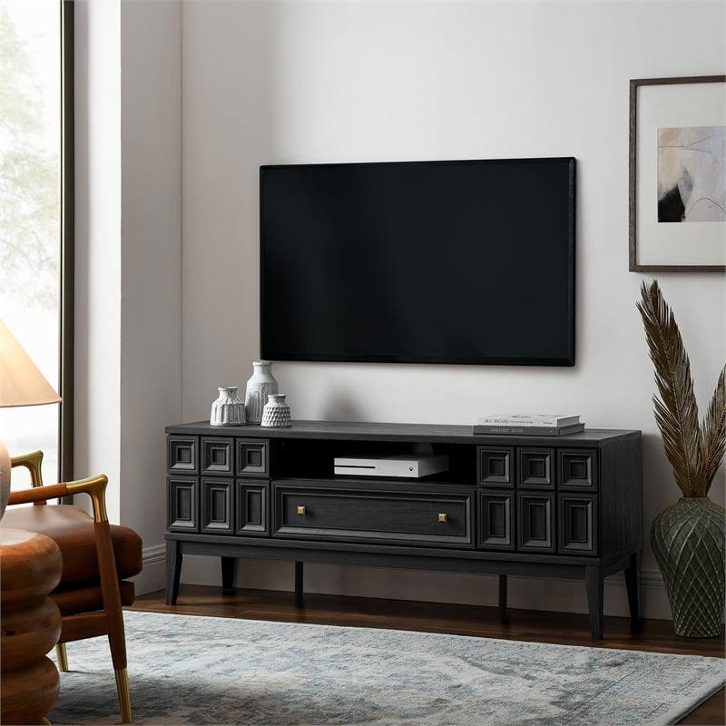 Samos TV Stand in Black