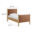 Maven Platform Bed in Tan Oak