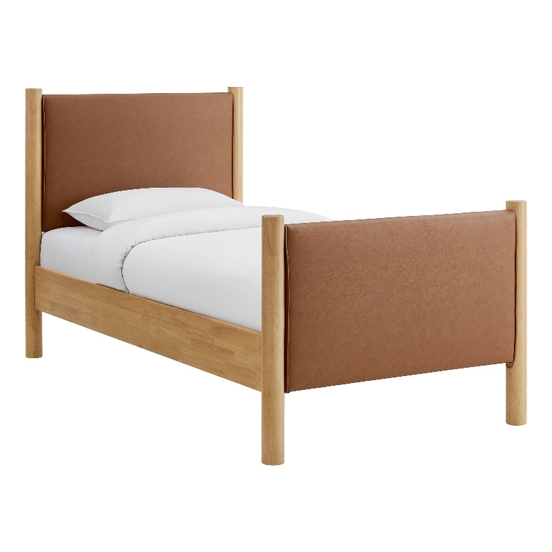 Maven Platform Bed in Tan Oak