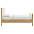 Modway Maven Boucle Fabric Upholstered Twin Platform Bed in Feather Oak