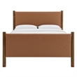 Maven Platform Bed in Tan Walnut