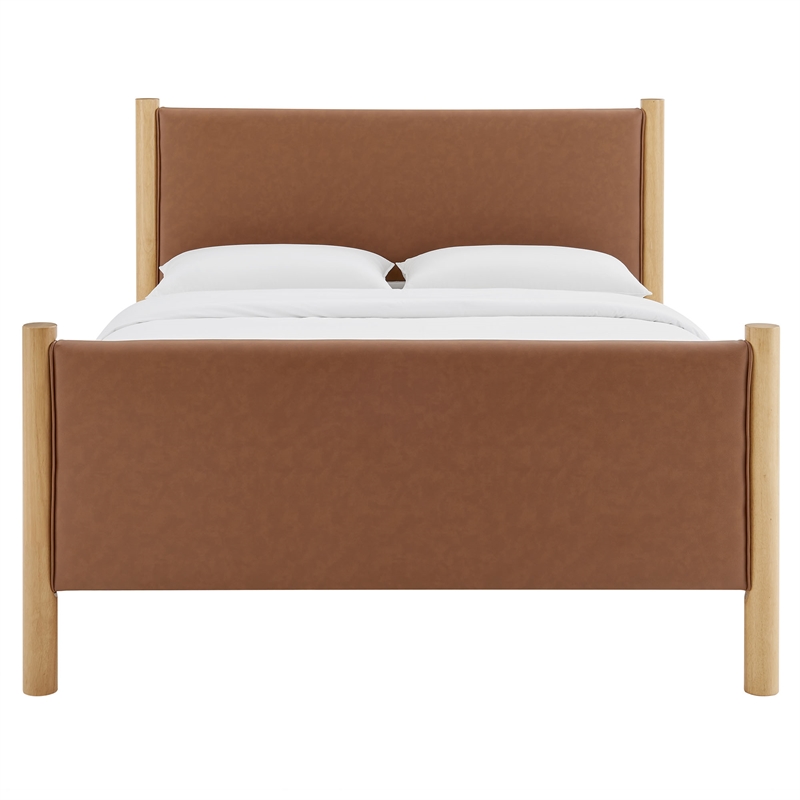 Maven Platform Bed in Tan Oak