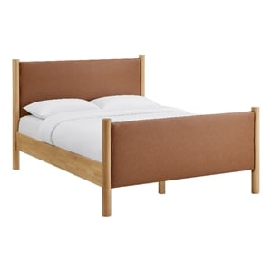 Maven Platform Bed in Tan Oak
