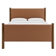 Maven Platform Bed in Tan Walnut
