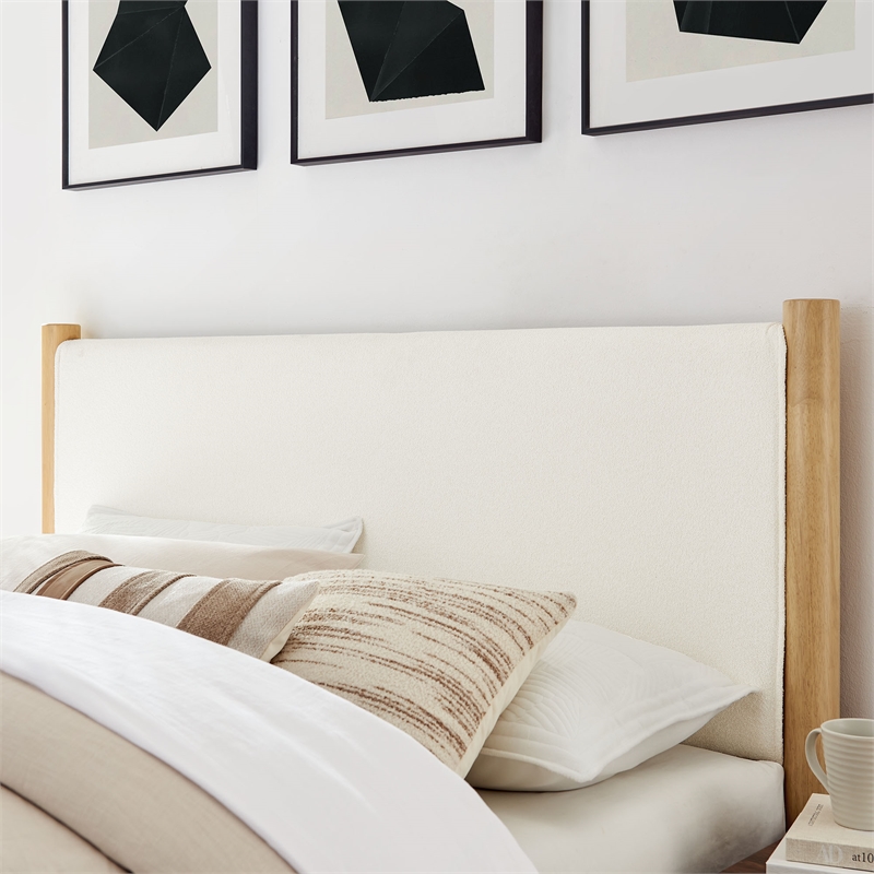 Maven Platform Bed in Feather Oak