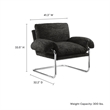 Ansel Accent Chair in Charcoal